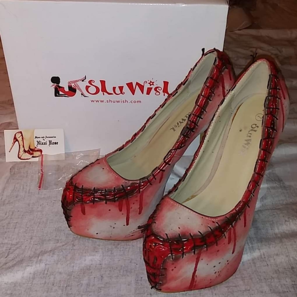 Brand New Never Worn Zombie Heels